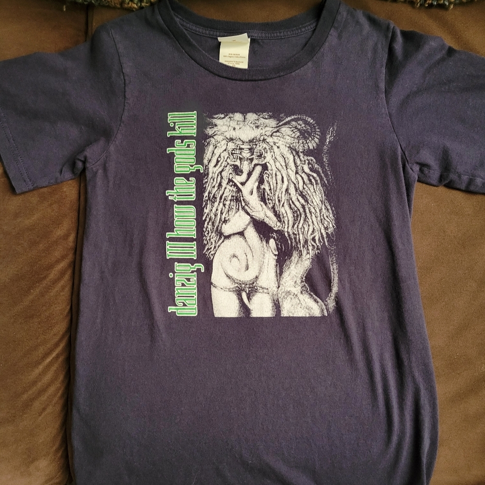 Danzig HTGK big kids/small adult T-Shirt, dark navy color